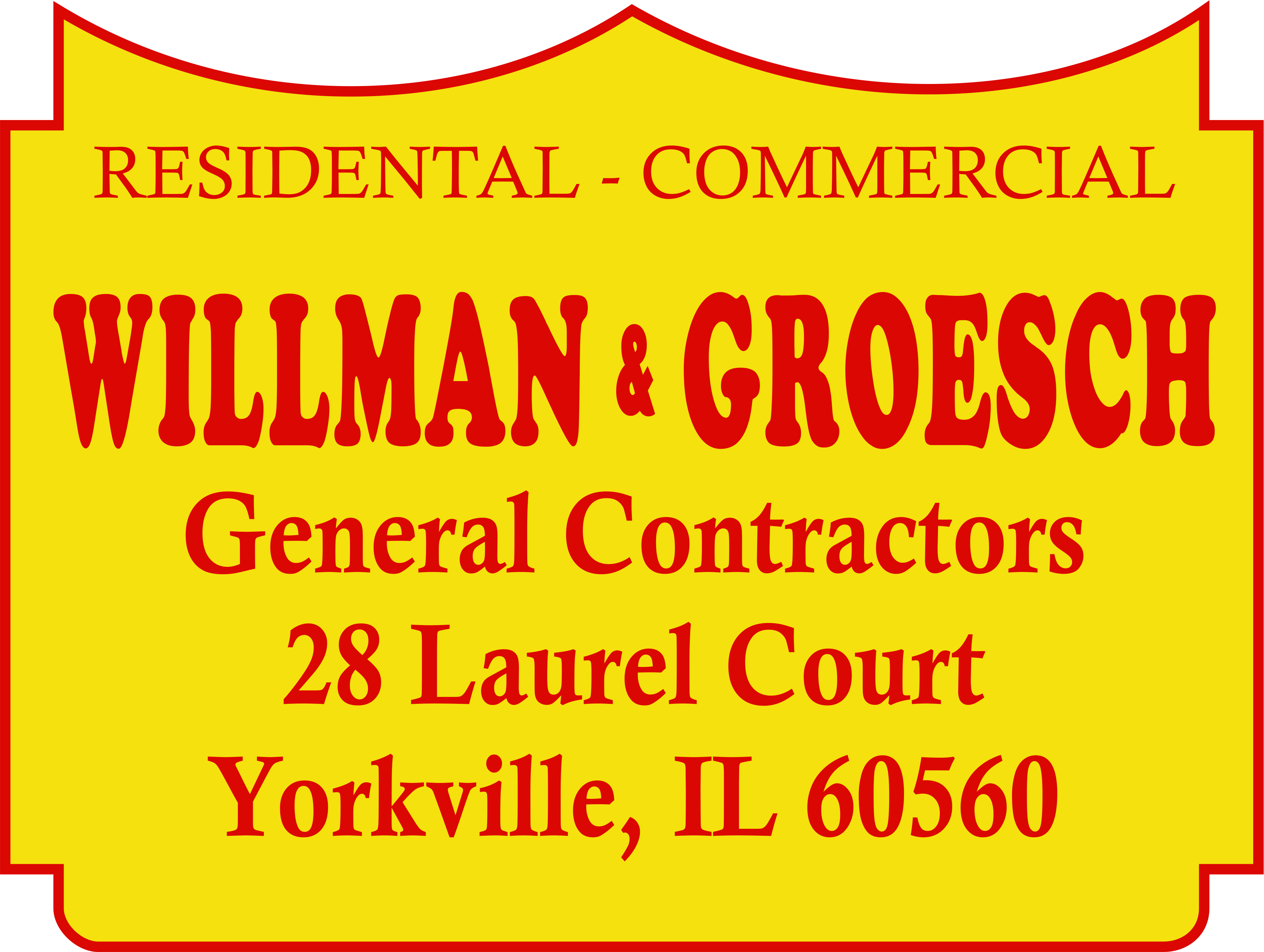 Willman & Groesch General Contractors Logo